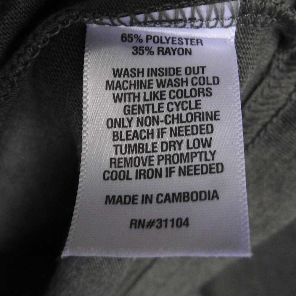 2/$15 Zelos Men's 2XL Crew Neck Long Sleeve Fitness Shirt - Picture 6 of 7